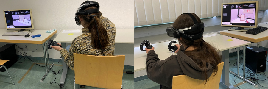 VR-Experiment im Schülerlabo